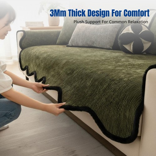 Chenille sofa mat cover - sofa,