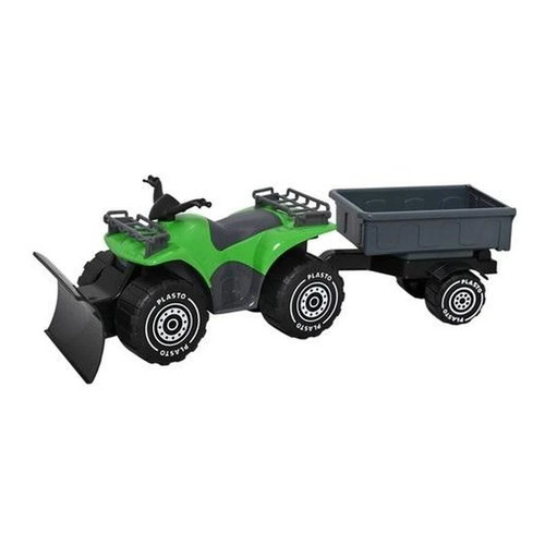 Quad bike with trailer - bike,