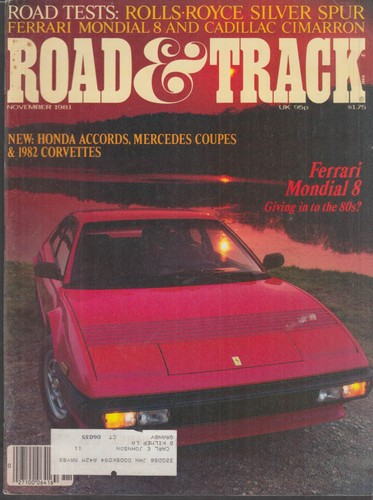 Road track 1981 ferrari - track, 11