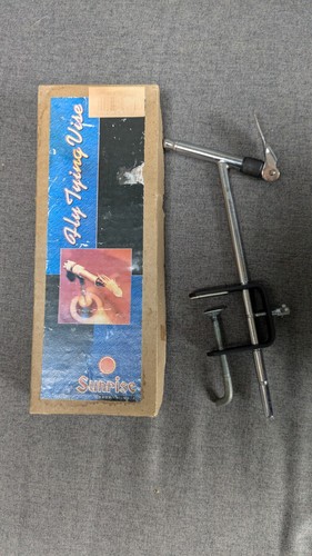 Vintage sunrise fly tying - fly,
