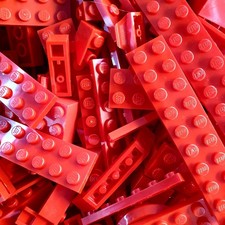 Lego Red Brick Bundle Mixed