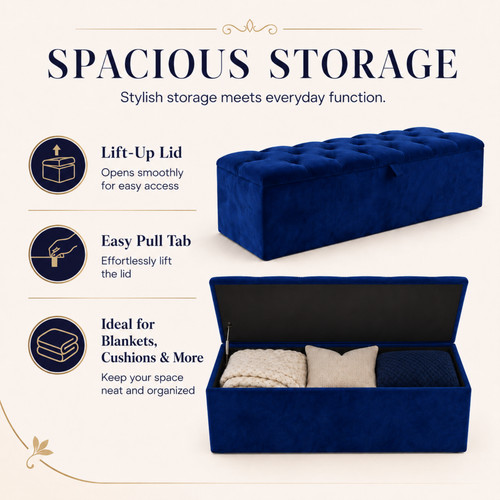 Ottoman storage box - ottoman,