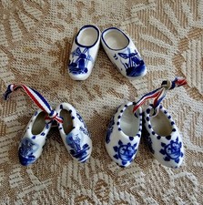 Set of 3 Pairs Vintage Delft