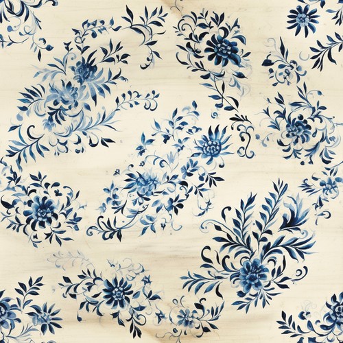 Delft tile stickers - tile,