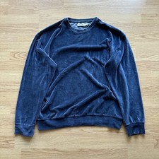 Velvet Blue Sweatshirt Topman size M