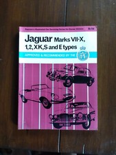 JAGUAR MK1 MK2 MKVII-X XK120 XK140 XK150 S & E TYPE 1950-69 SERVICE MANUAL *VGC*