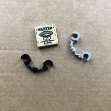 Lego 61482 2 X Handcuffs Grey