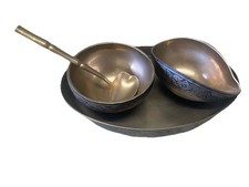 Vintage Etched Dish (Singing