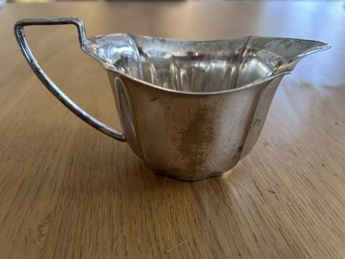Art deco silver plated milk - silver,