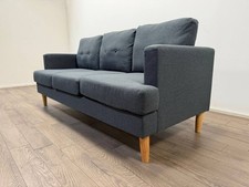 Habitat Joshua Fabric 3 Seater Sofa – Charcoal