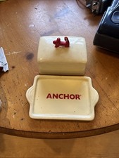 Vintage Anchor Butter Dish 