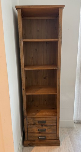 Bookcase solid wood tall - wood,