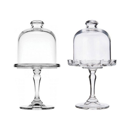 Elegant clear glass dessert - elegant,