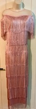 New tassel occasion dress size 16 18 party wedding cocktails 20s