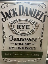 Jack Daniels Rye Whiskey Metal