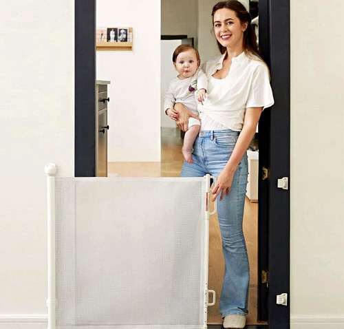 New white retractable baby - new!,
