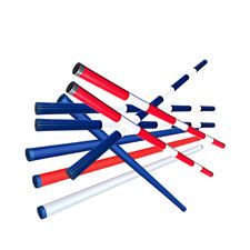 Set of 4 plastic 4.5kg show