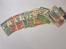 ENGLAND TICKETS  1980 to 1983