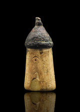 Ancient Bone Earring of the Sasanian Empire, Old Ancient Artifacts