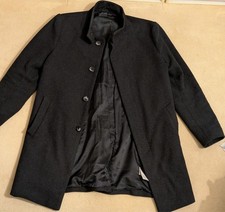 Mens Wool Mix Winter Coat from
