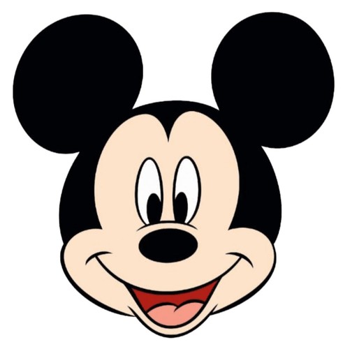 Mickey mouse face edible icing - mouse,