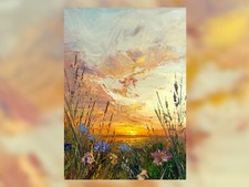 Wildflower Sunset Glow 5"x7"