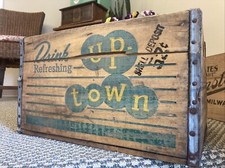 Vintage Wood Soda Crate Uptown