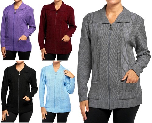 Ladies women winter zip - winter,
