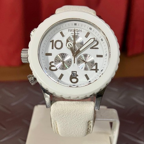 Nixon chrono watch white - 42, 20