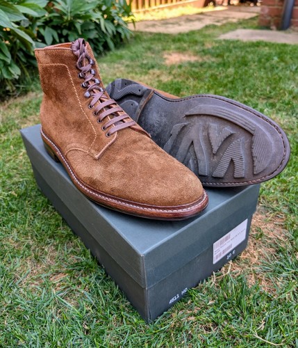 Alden 4511hc snuff suede plain - snuff,