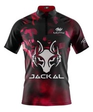 Personalized Motiv Crimson Jackal Bowling Jersey Shirts - All Size S to 5XL