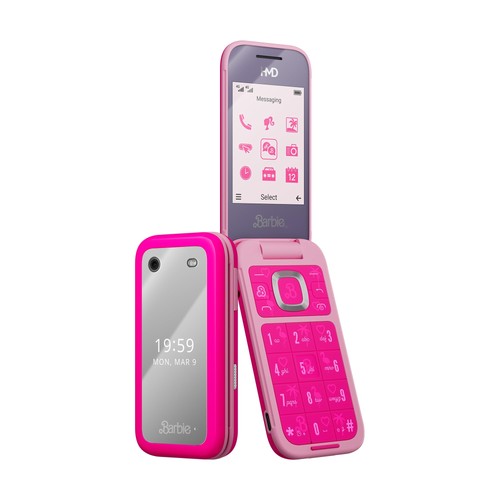 Barbie phone flip unlocked - flip, |