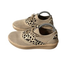 Mark Nason Women's Cheetah Leather Calf Hair Shoes Tan Size 3 