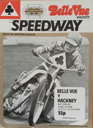 Belle vue hackney speedway - vue, v