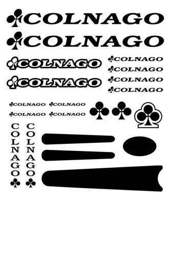 Colnago cycle decal set - cycle, set.