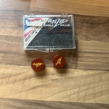 Onza Chill Pill Brake Cable Hangers Magenta retro MTB red 