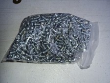 Meccano 200 x Dome Head Bolts (6mm) Zinc 37b - Taken From A Bulk Bag