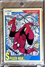 1991 MARVEL CARD 1 SPIDER-MAN