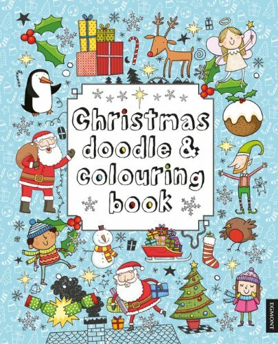 Christmas doodle and colouring - doodle,