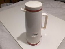 Vintage Thermos Vacuum Flask Jug 1 litre white pouring 32 cms tall made england