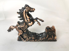 Vintage Bronze Look Rearing Horse Tabletop Lighter Collectable – Refillable