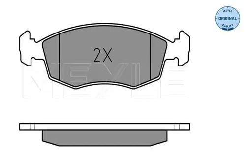 Brake pads front - axle, 209