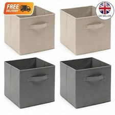 4 Foldable Storage Square Cube