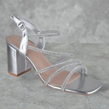 LADIES WOMENS BLOCK HEEL