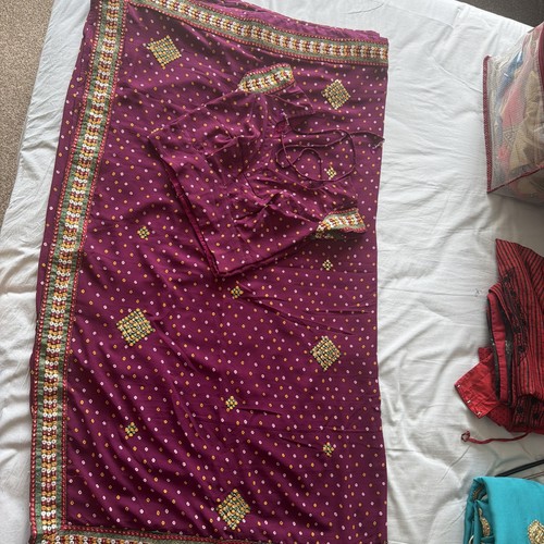 Bollywood saree purple - saree,,