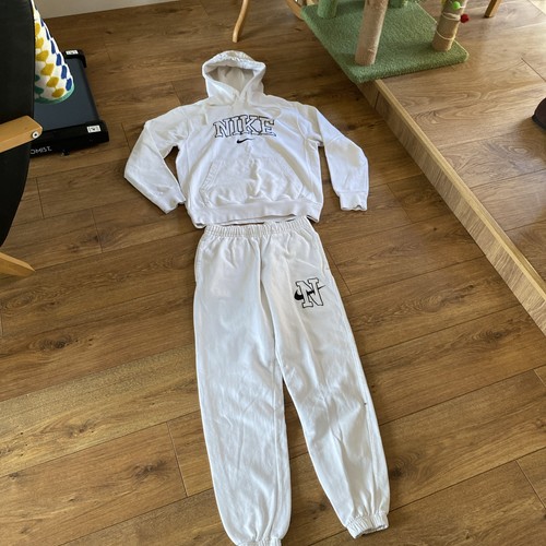 Nike white tracksuit top and - top,