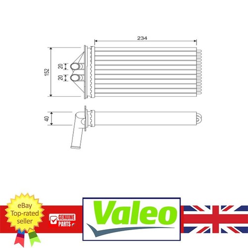 Heater matrix for porsche 911 - heater,