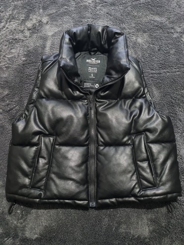 Hollister womens black faux - womens,