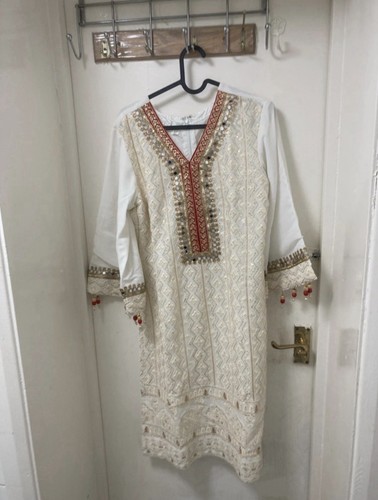 Beautifull white shalwar - white,