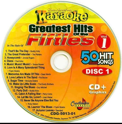 Chartbuster fifties karaoke - fifties,